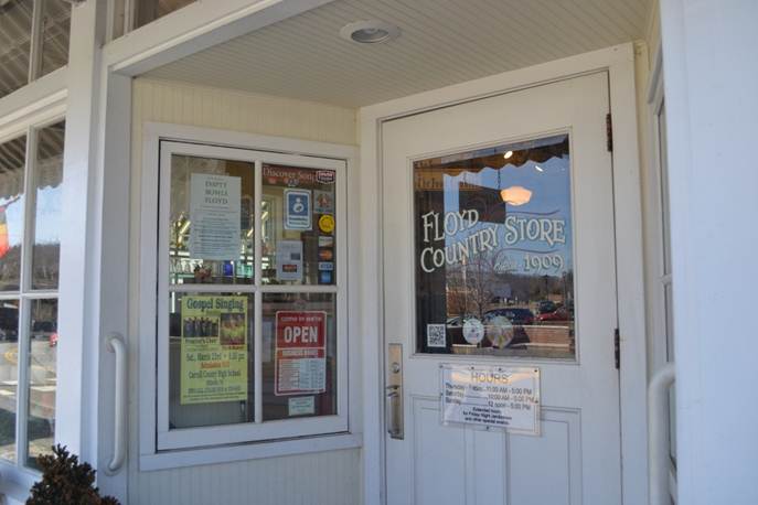 BF Country Store sign